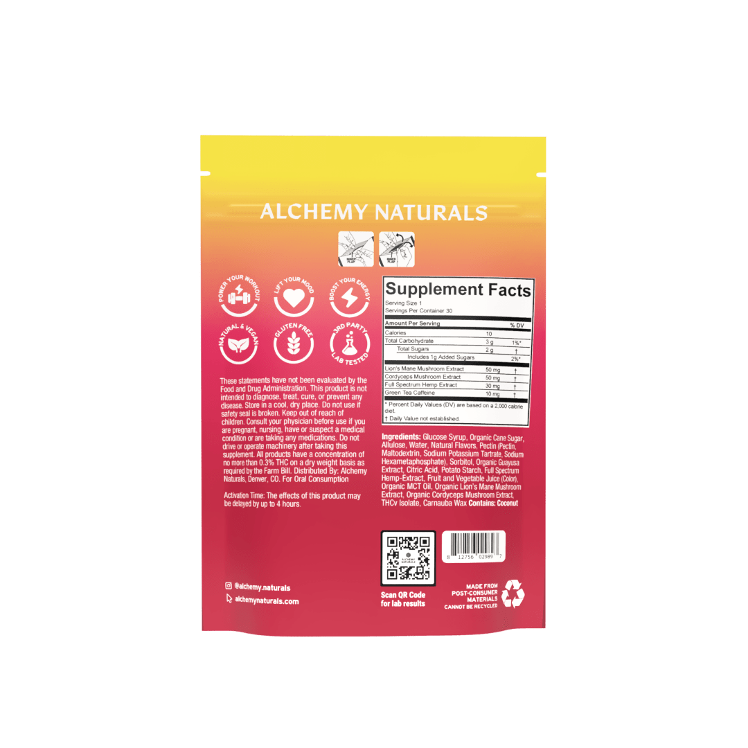 CBD Uplift Gummies for Mood & Workout