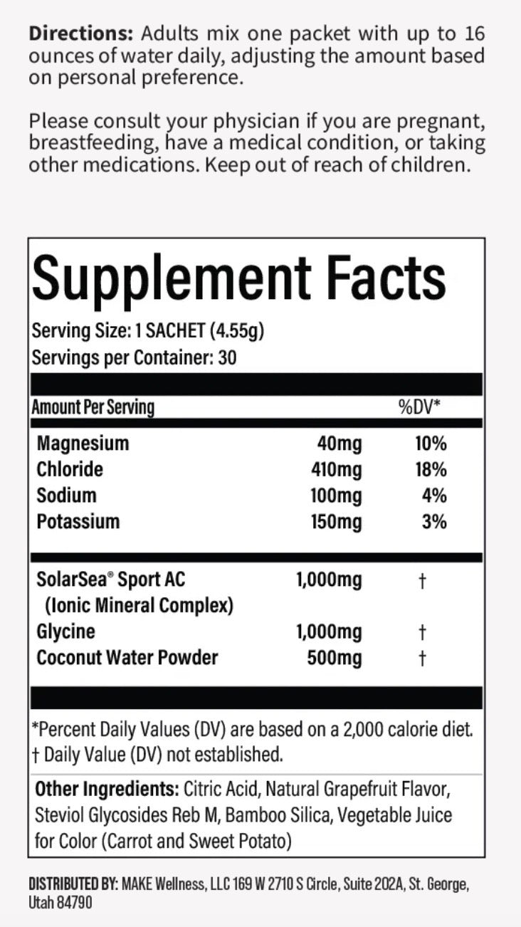 Make Wellness Hydrated- Tropical