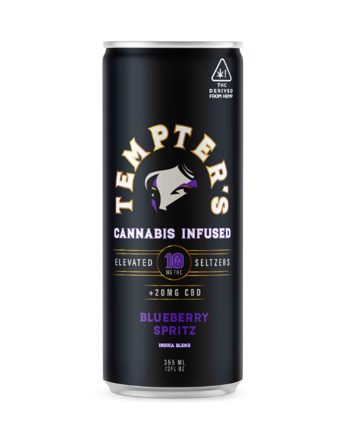 Tempters Elevated THC Spritz- Blueberry