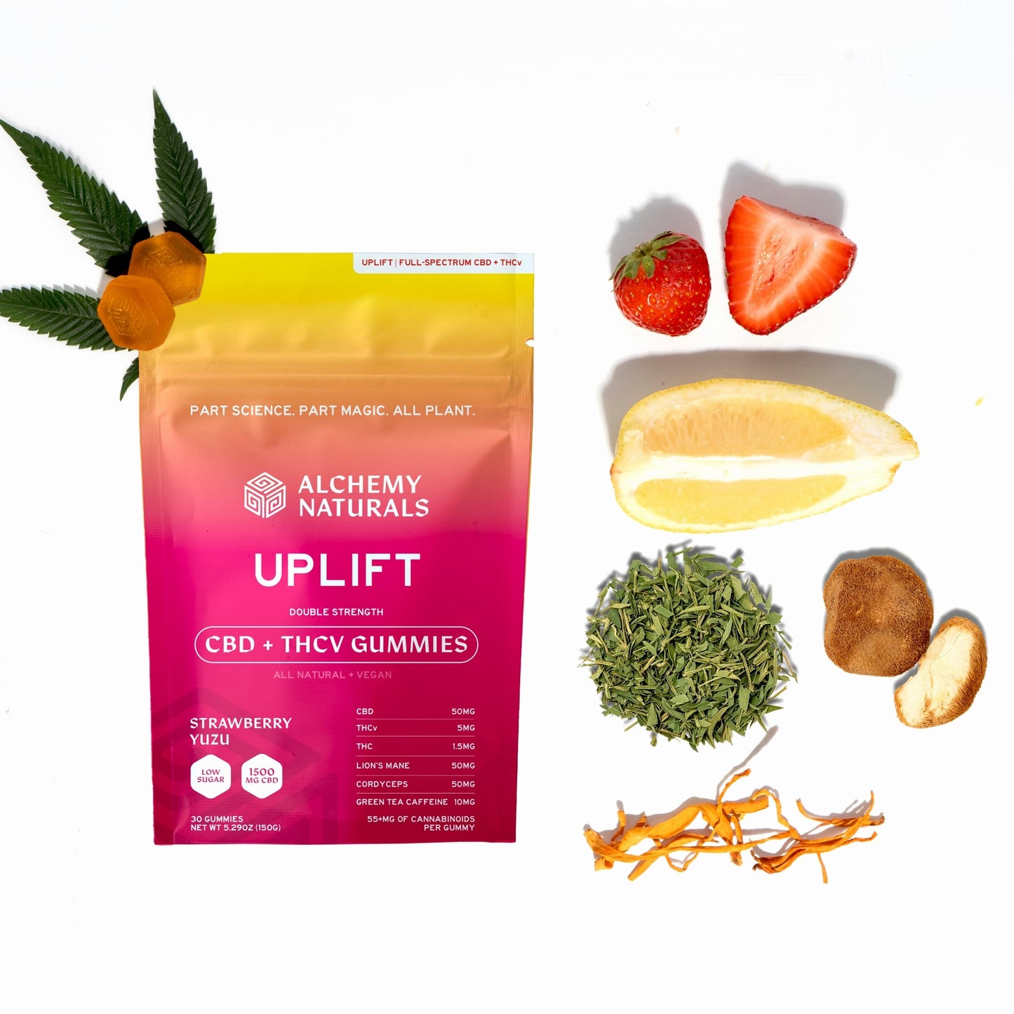 CBD Uplift Gummies for Mood & Workout