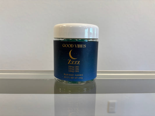 Good Vibes Zzzz Gummies | 0% THC (40ct)