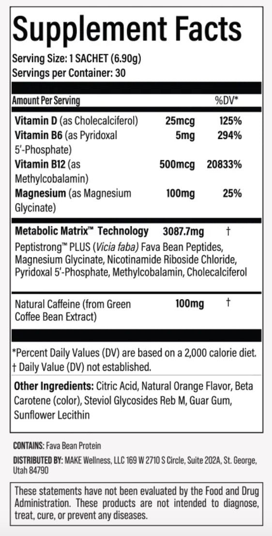 Make Wellness MAKE3 Breakthrough Peptide Stack