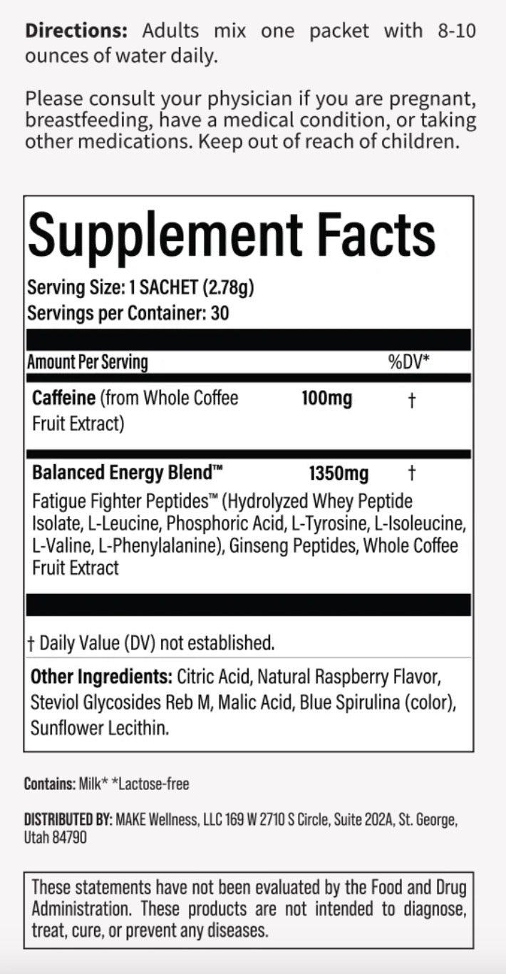 Make Wellness Energized Peptides
