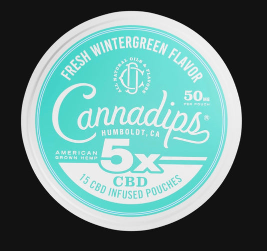 Cannadips 5x Wintergreen CBD
