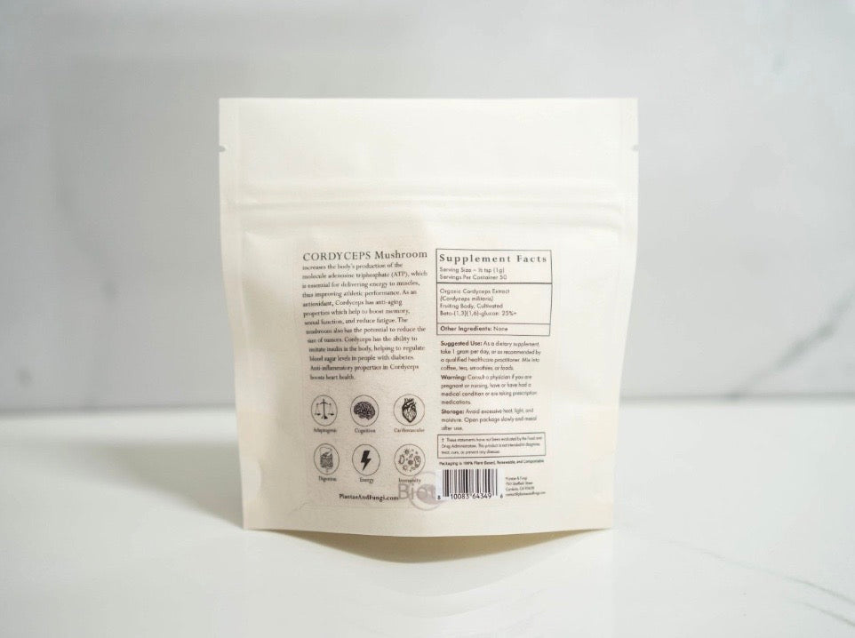Cordyceps Mushroom Powder from Plantae + Fungi