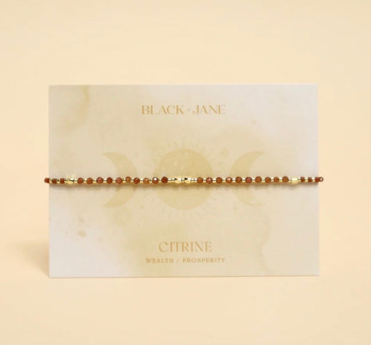Good Vibes Gemstone Bracelet | Citrine