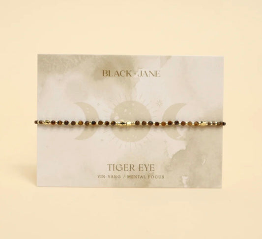 Good Vibes Gemstone Bracelet | Tiger Eye