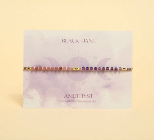 Good Vibes Gemstone Bracelet | Amethyst