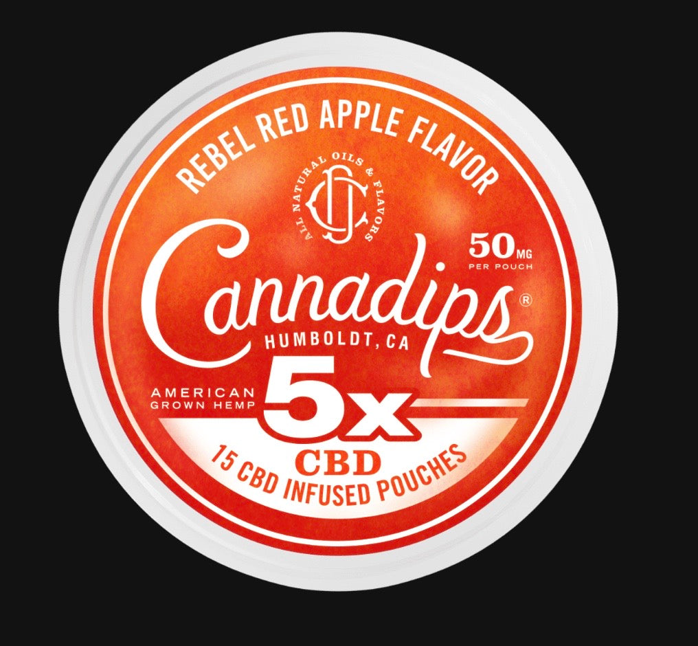 Cannadips 5x Rebel Red Apple CBD