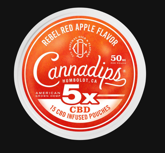 Cannadips 5x Rebel Red Apple CBD