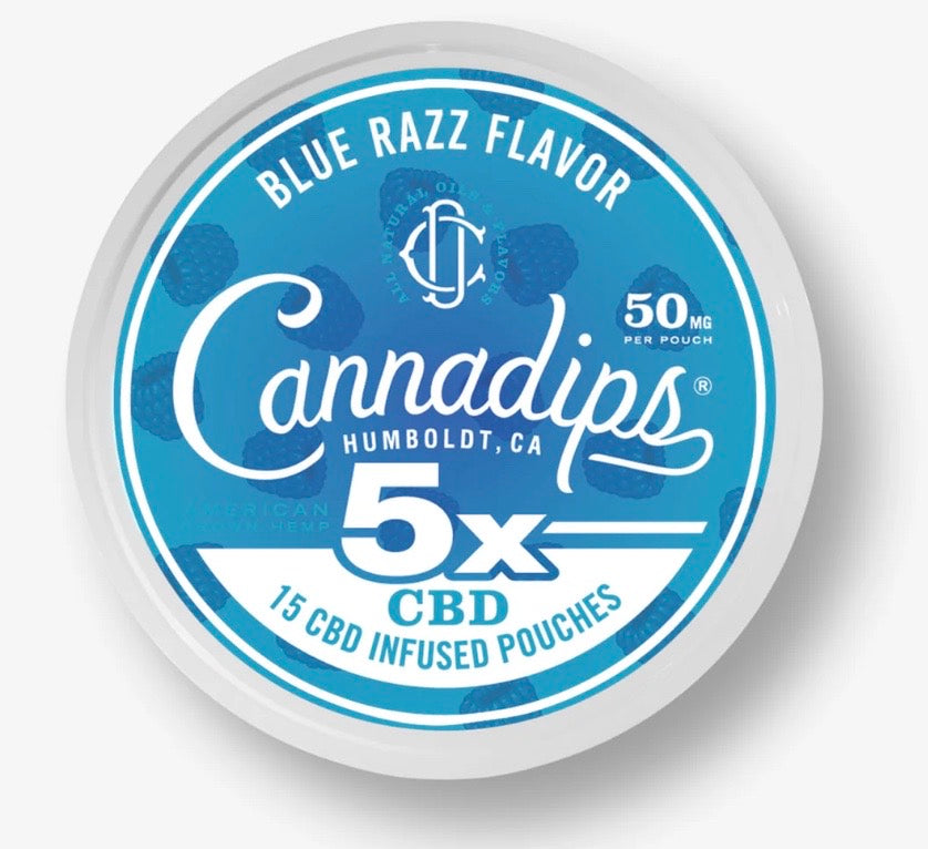 Cannadips 5x Blue Razz CBD
