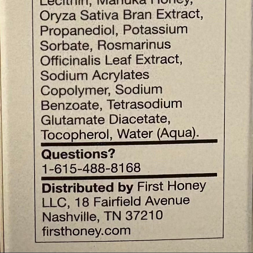 First Honey Manuka Honey Ointment Extra Strength medical-grade honey skin ointment 21g quetstions and distributar